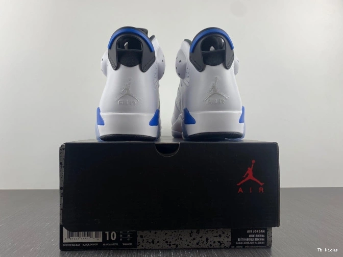 Cheap TBK Retro 6 Sport Air Jordan (2014) Blue 384664-107 0711